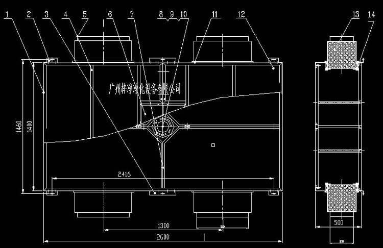 手術(shù)室送風(fēng)天花方案設(shè)計(jì)圖